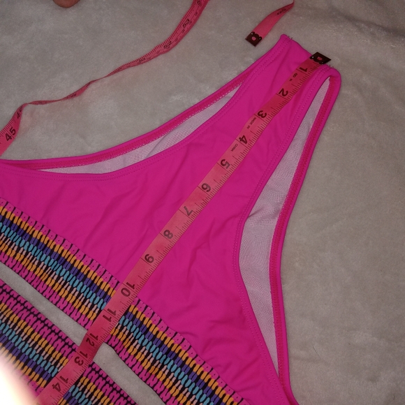 Pink NWOT Hi Cut Bikini size Large - Picture 7 of 8